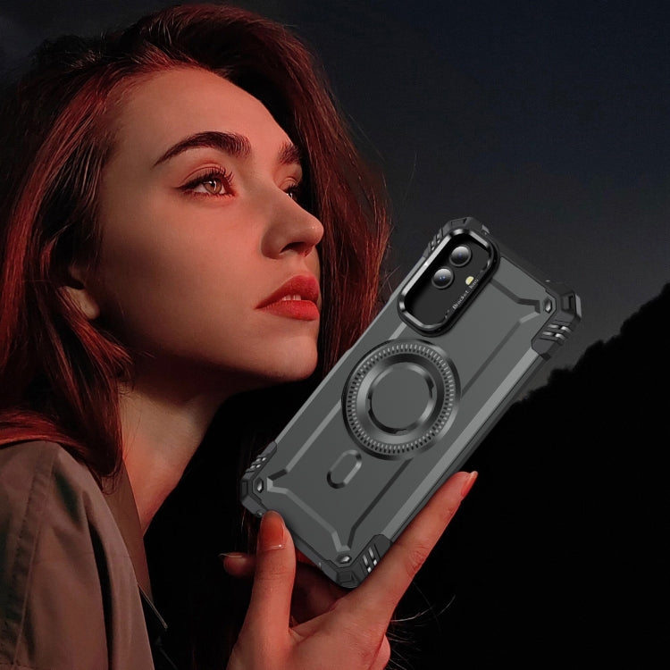 For Samsung Galaxy A04 Lens Holder MagSafe Phone Case