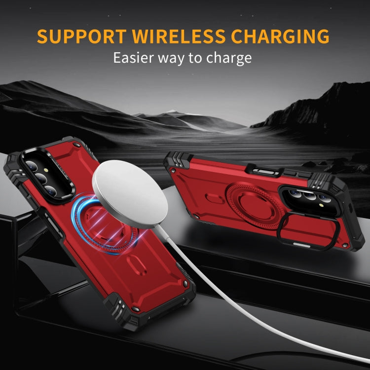 For Samsung Galaxy A04s Lens Holder MagSafe Phone Case