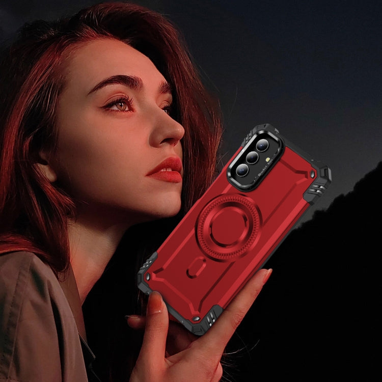 For Samsung Galaxy A04s Lens Holder MagSafe Phone Case