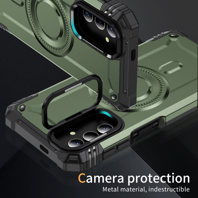 For Samsung Galaxy A04s Lens Holder MagSafe Phone Case