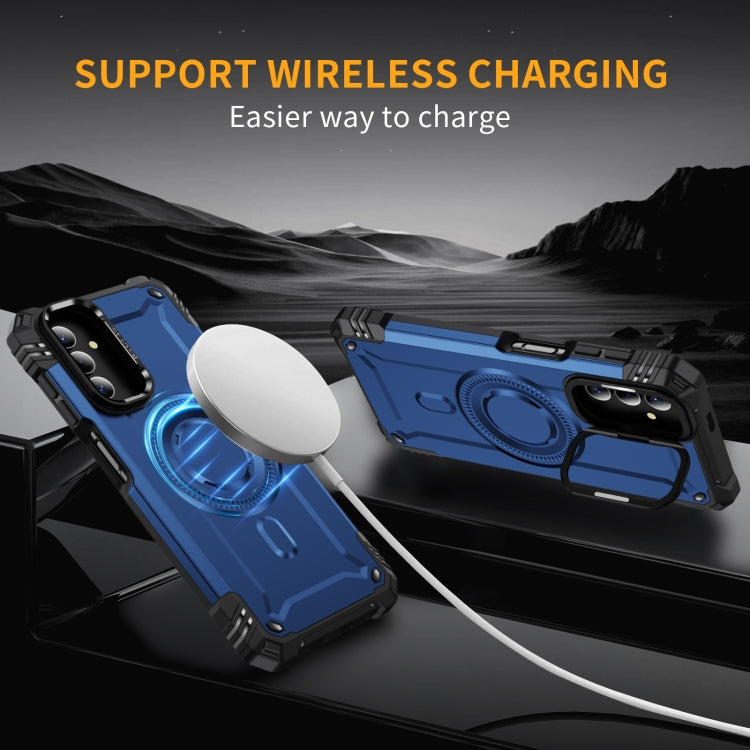 For Samsung Galaxy A04s Lens Holder MagSafe Phone Case