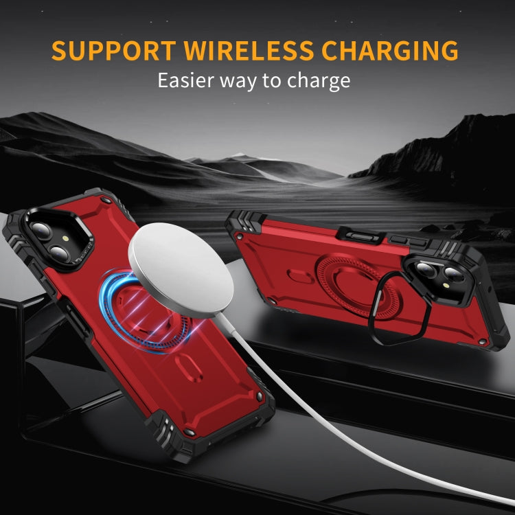 For Samsung Galaxy A06 Lens Holder MagSafe Phone Case