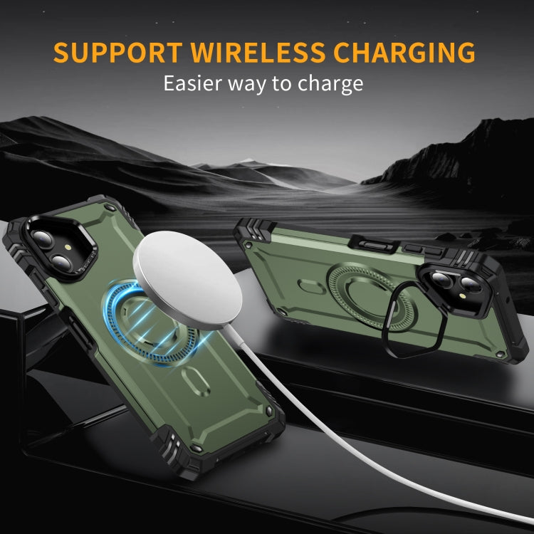 For Samsung Galaxy A06 Lens Holder MagSafe Phone Case