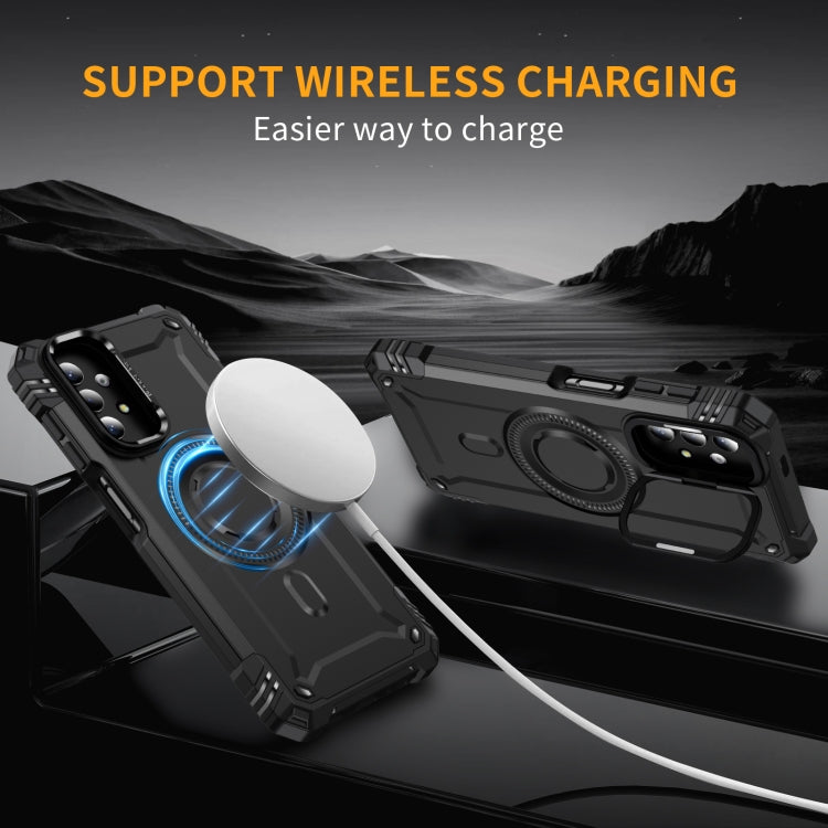 For Samsung Galaxy A13 5G Lens Holder MagSafe Phone Case