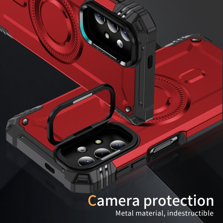 For Samsung Galaxy A13 5G Lens Holder MagSafe Phone Case
