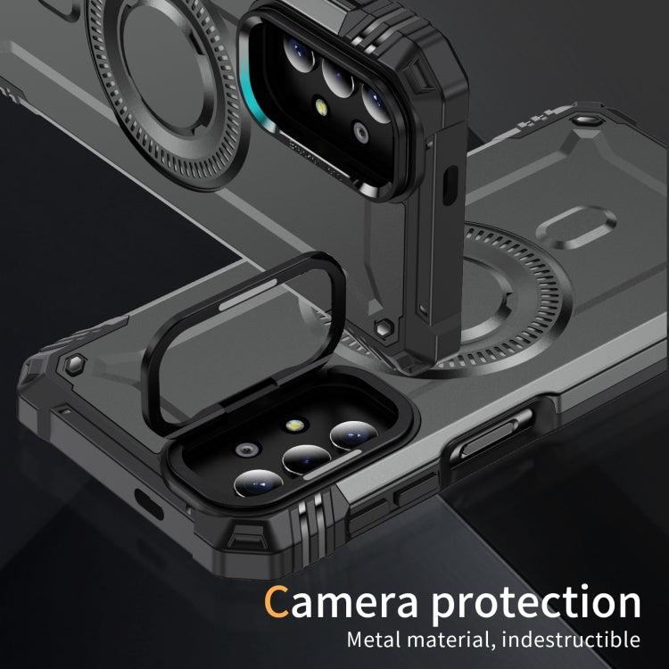 For Samsung Galaxy A13 5G Lens Holder MagSafe Phone Case