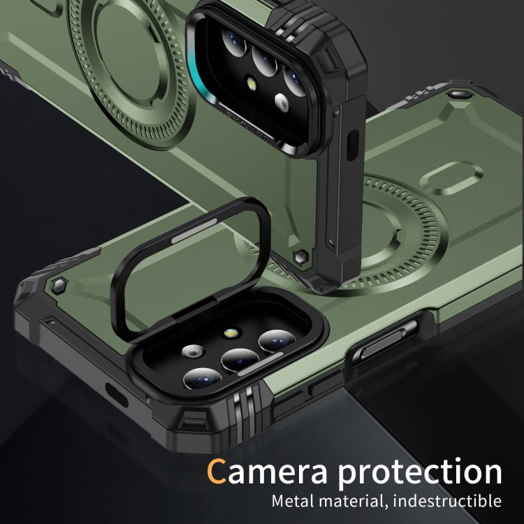 For Samsung Galaxy A13 5G Lens Holder MagSafe Phone Case