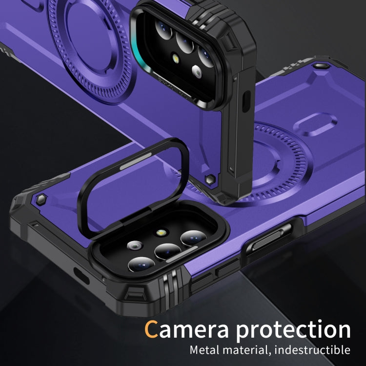 For Samsung Galaxy A13 5G Lens Holder MagSafe Phone Case