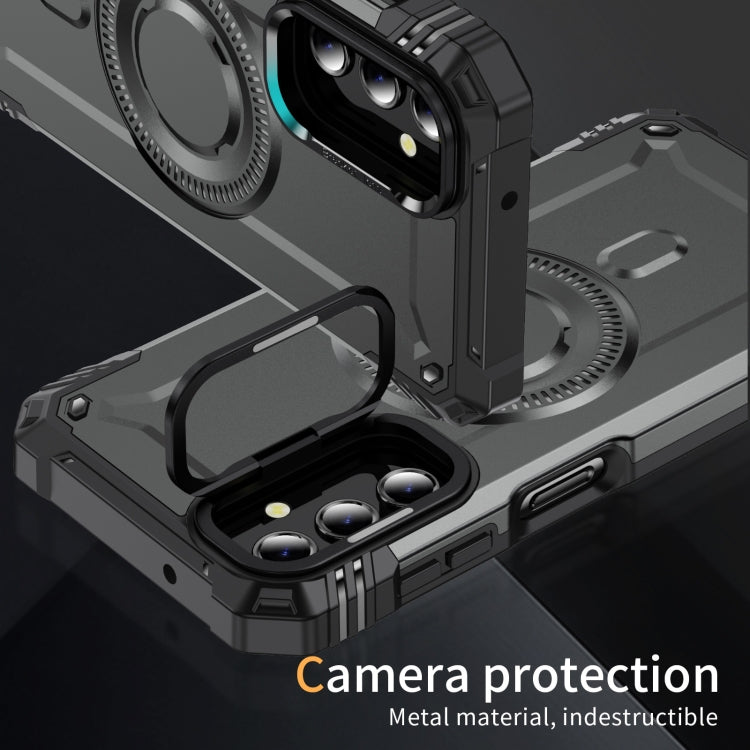 For Samsung Galaxy A14 5G / 4G Lens Holder MagSafe Phone Case