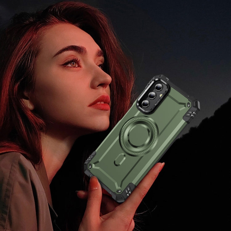 For Samsung Galaxy A14 5G / 4G Lens Holder MagSafe Phone Case
