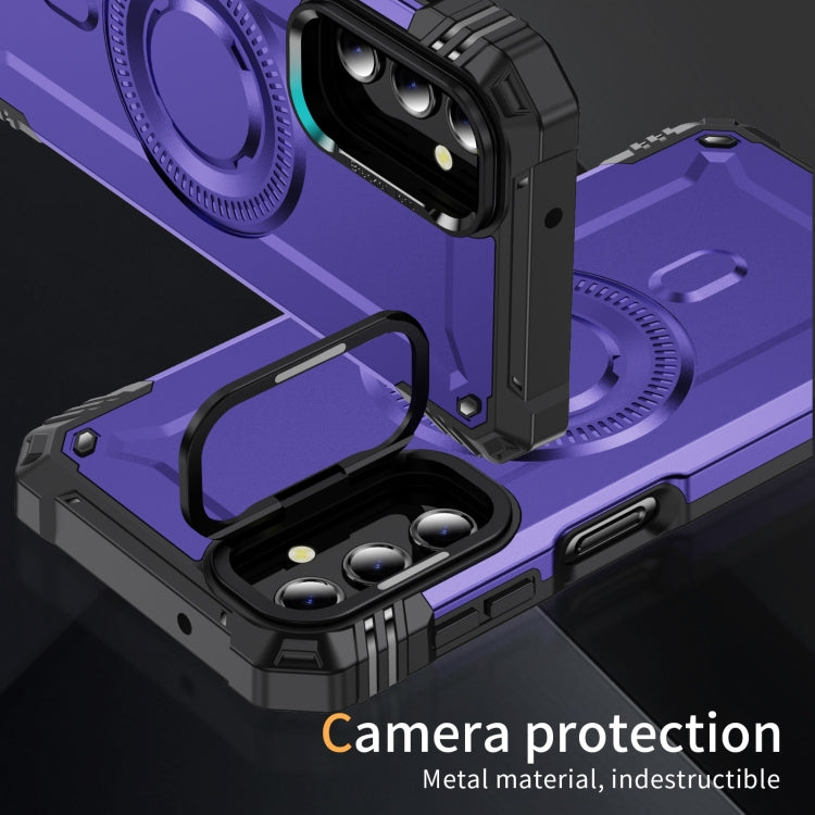 For Samsung Galaxy A14 5G / 4G Lens Holder MagSafe Phone Case