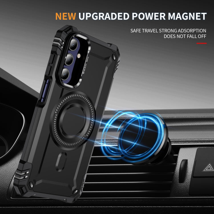 For Samsung Galaxy A15 Lens Holder MagSafe Phone Case