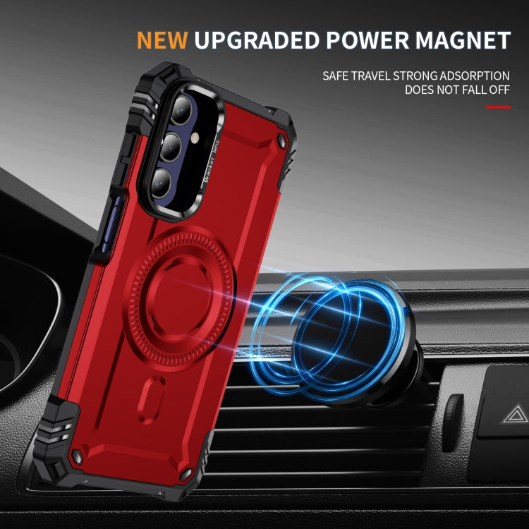 For Samsung Galaxy A15 Lens Holder MagSafe Phone Case