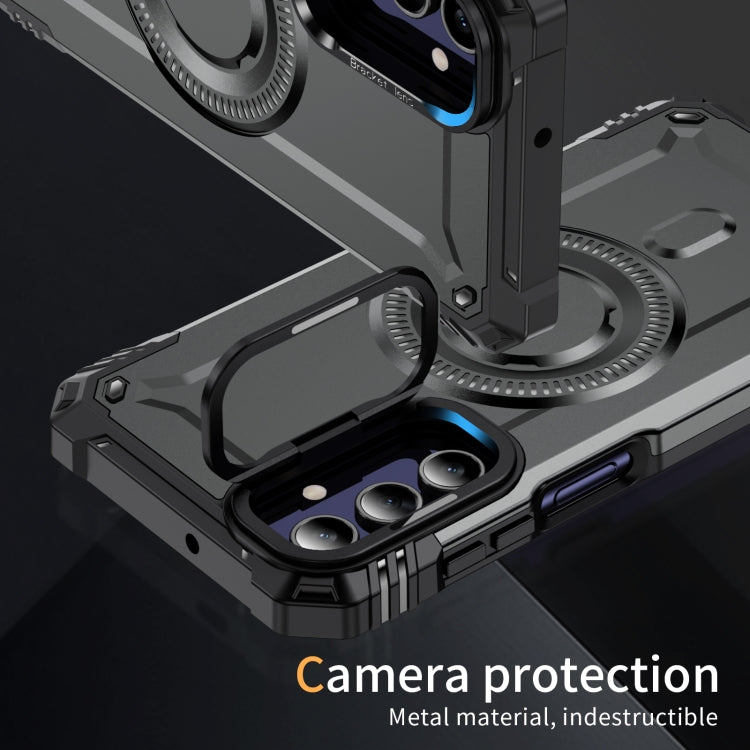 For Samsung Galaxy A15 Lens Holder MagSafe Phone Case