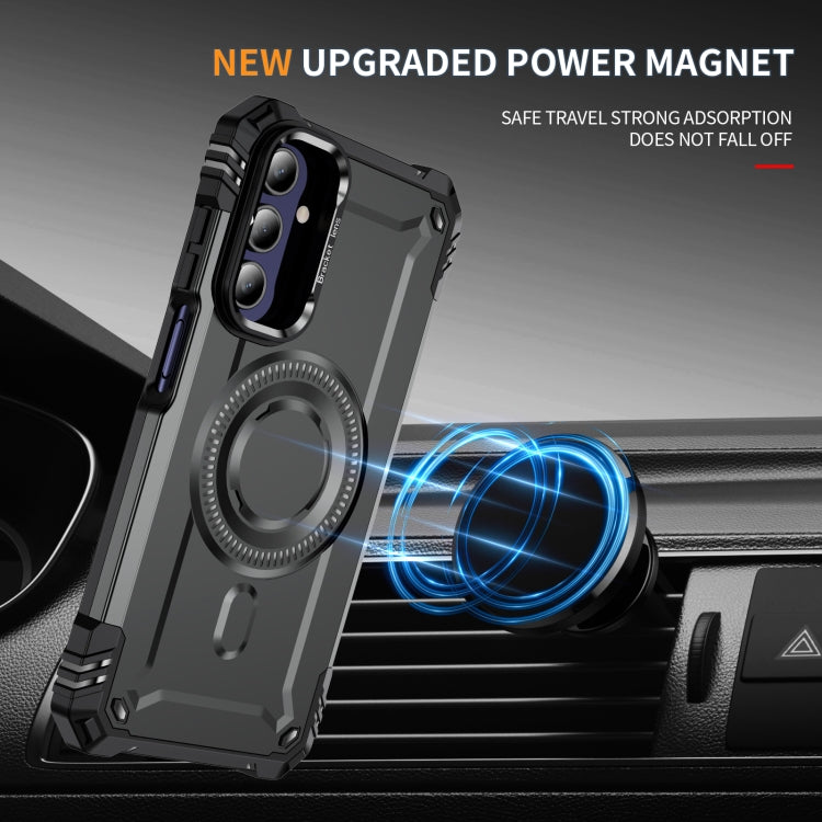 For Samsung Galaxy A15 Lens Holder MagSafe Phone Case