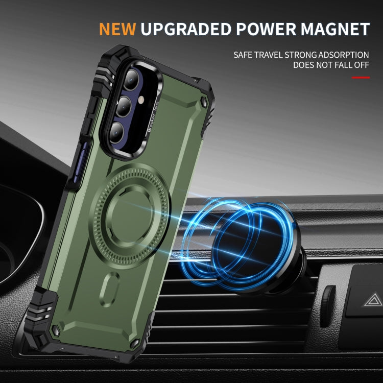 For Samsung Galaxy A15 Lens Holder MagSafe Phone Case