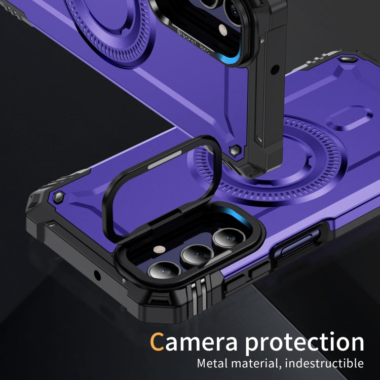 For Samsung Galaxy A15 Lens Holder MagSafe Phone Case