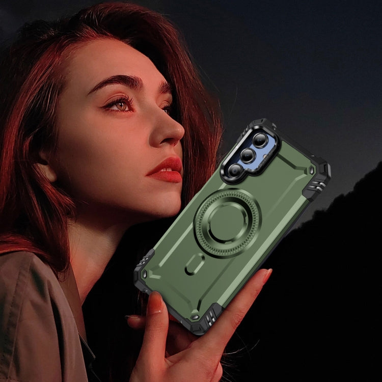 For Samsung Galaxy A16 5G Lens Holder MagSafe Phone Case