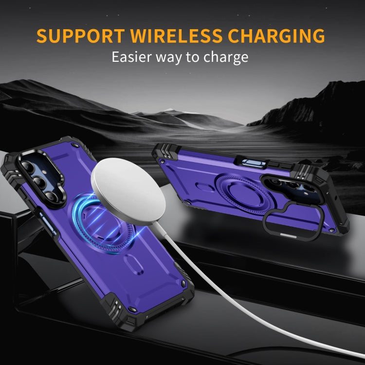For Samsung Galaxy A16 5G Lens Holder MagSafe Phone Case