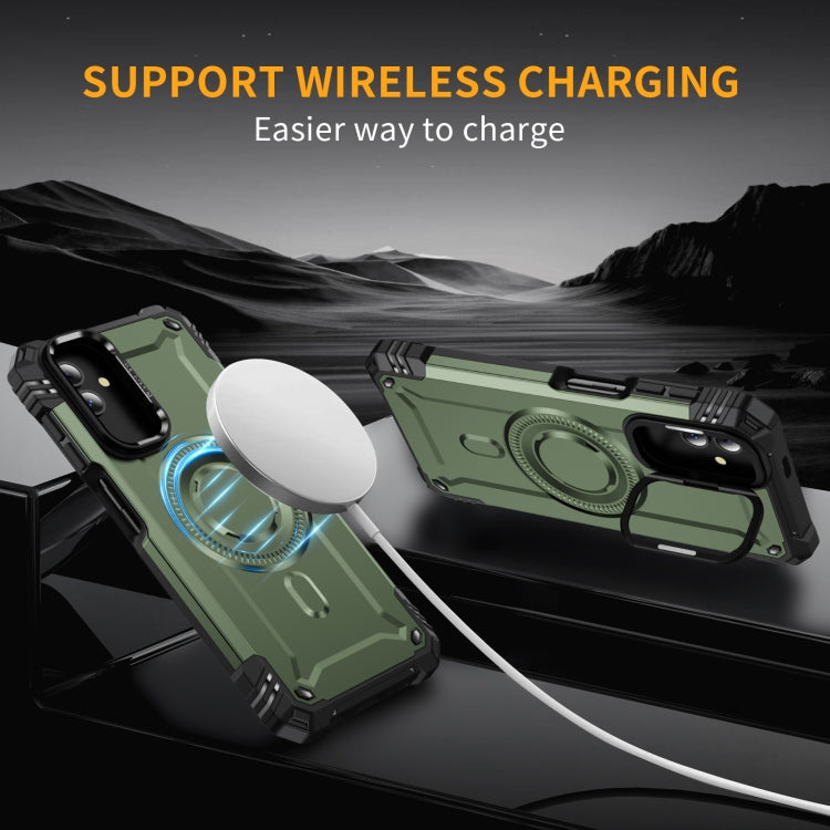 For Samsung Galaxy A32 Lens Holder MagSafe Phone Case