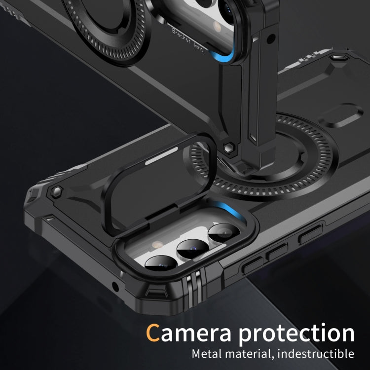 For Samsung Galaxy A34 Lens Holder MagSafe Phone Case