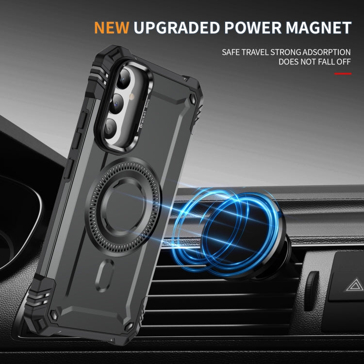 For Samsung Galaxy A34 Lens Holder MagSafe Phone Case