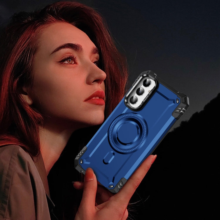 For Samsung Galaxy A34 Lens Holder MagSafe Phone Case