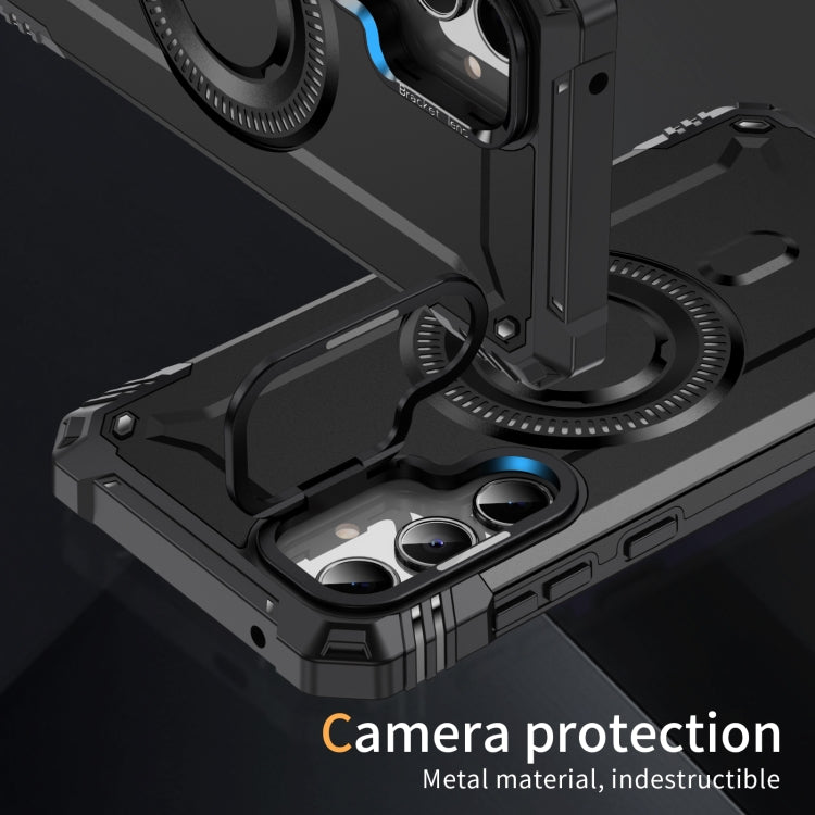 For Samsung Galaxy A35 5G Lens Holder MagSafe Phone Case