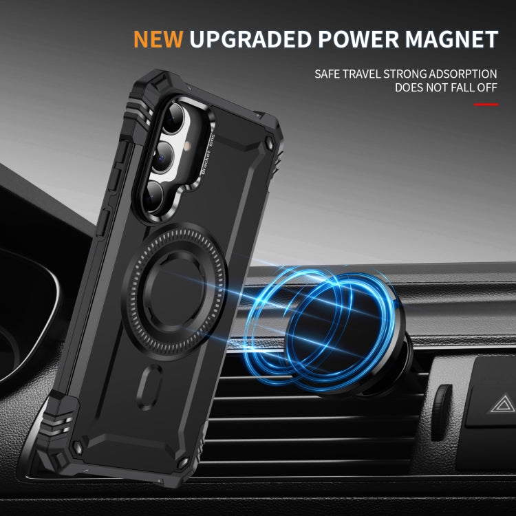 For Samsung Galaxy A35 5G Lens Holder MagSafe Phone Case