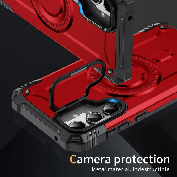 For Samsung Galaxy A35 5G Lens Holder MagSafe Phone Case