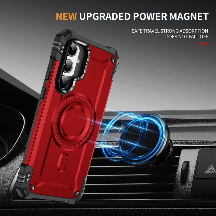 For Samsung Galaxy A35 5G Lens Holder MagSafe Phone Case