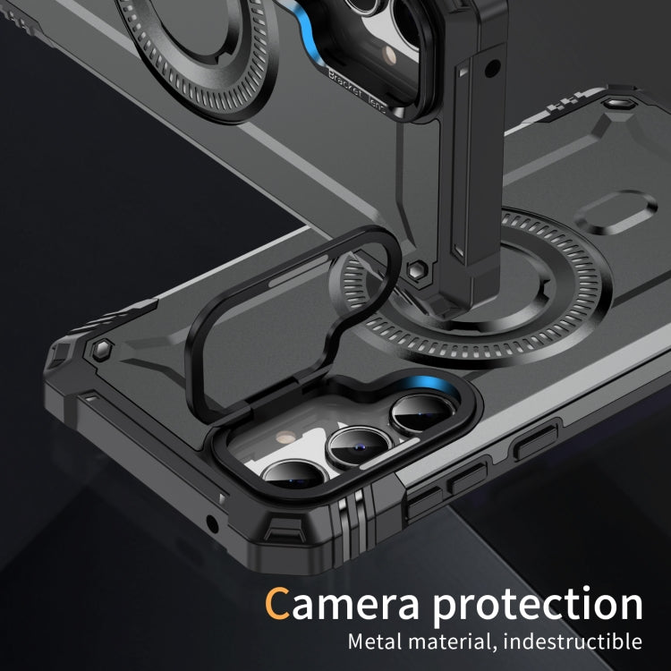 For Samsung Galaxy A35 5G Lens Holder MagSafe Phone Case