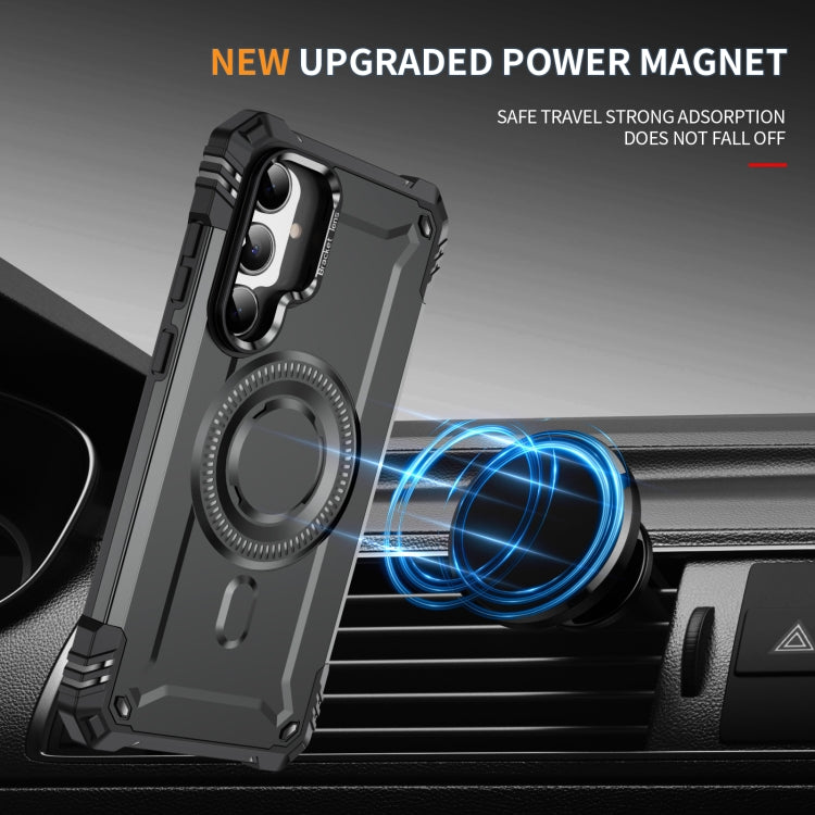 For Samsung Galaxy A35 5G Lens Holder MagSafe Phone Case