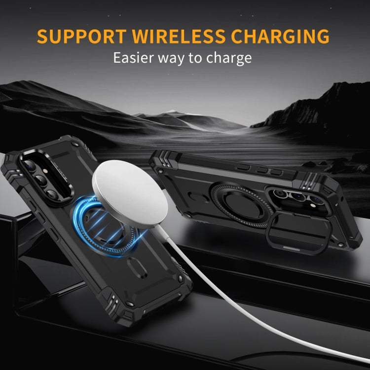 For Samsung Galaxy A54 Lens Holder MagSafe Phone Case