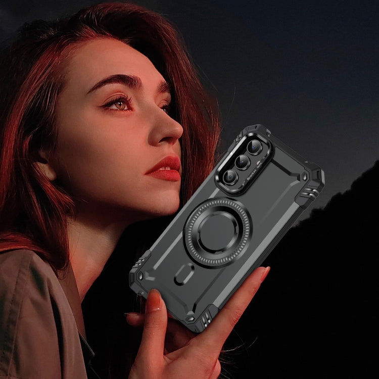 For Samsung Galaxy A54 Lens Holder MagSafe Phone Case