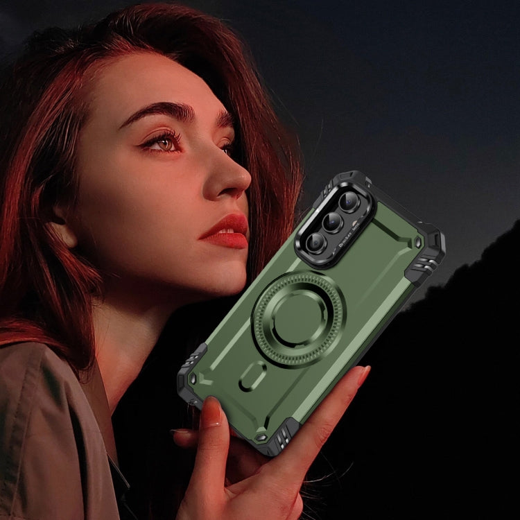 For Samsung Galaxy A54 Lens Holder MagSafe Phone Case