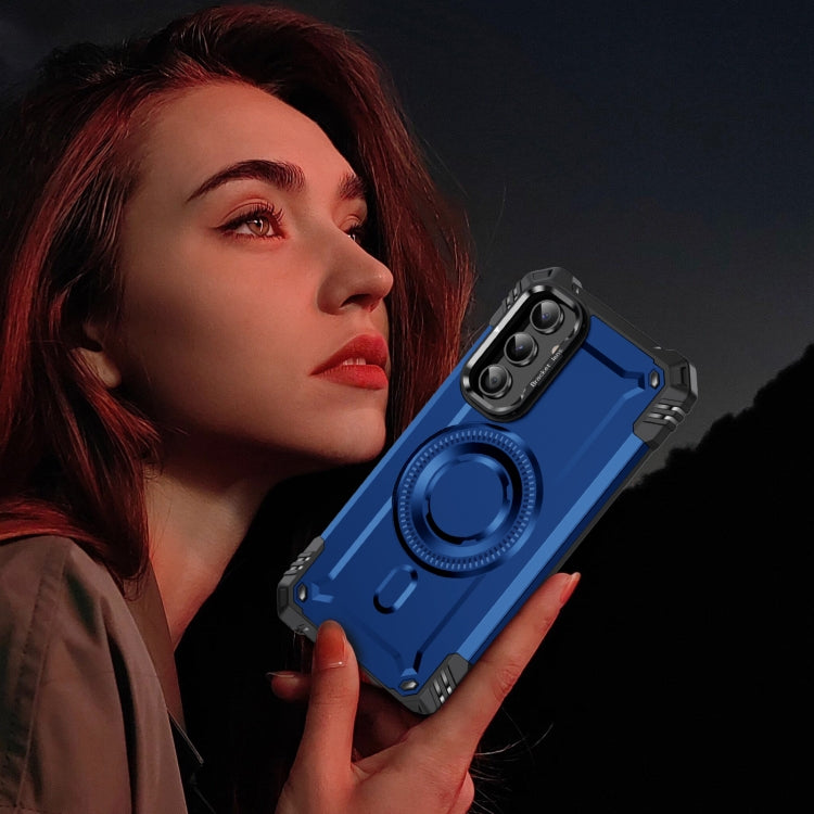 For Samsung Galaxy A54 Lens Holder MagSafe Phone Case
