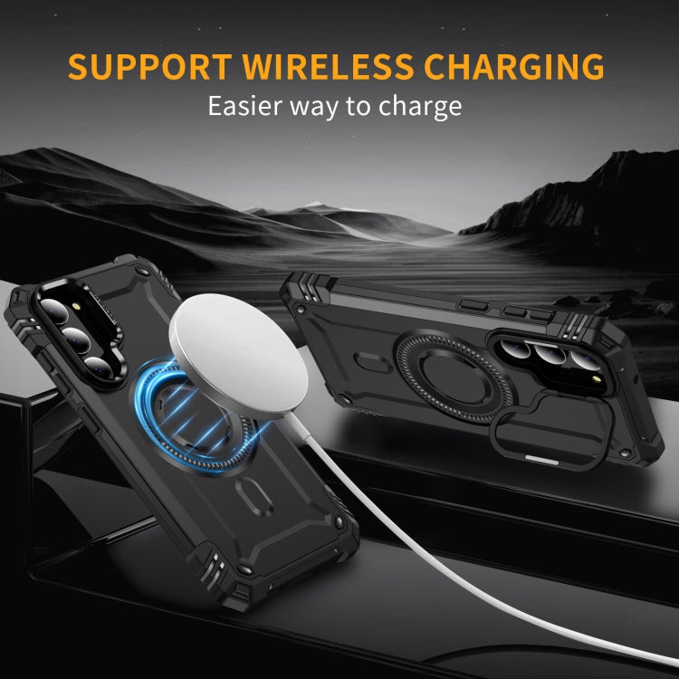 For Samsung Galaxy S23+ 5G Lens Holder MagSafe Phone Case