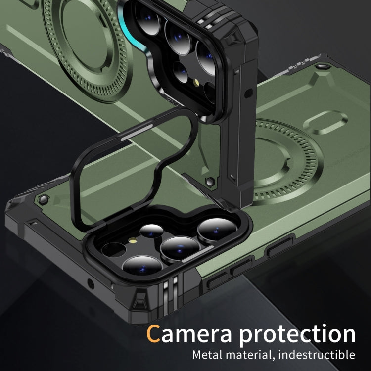 For Samsung Galaxy S23 Ultra 5G Lens Holder MagSafe Phone Case