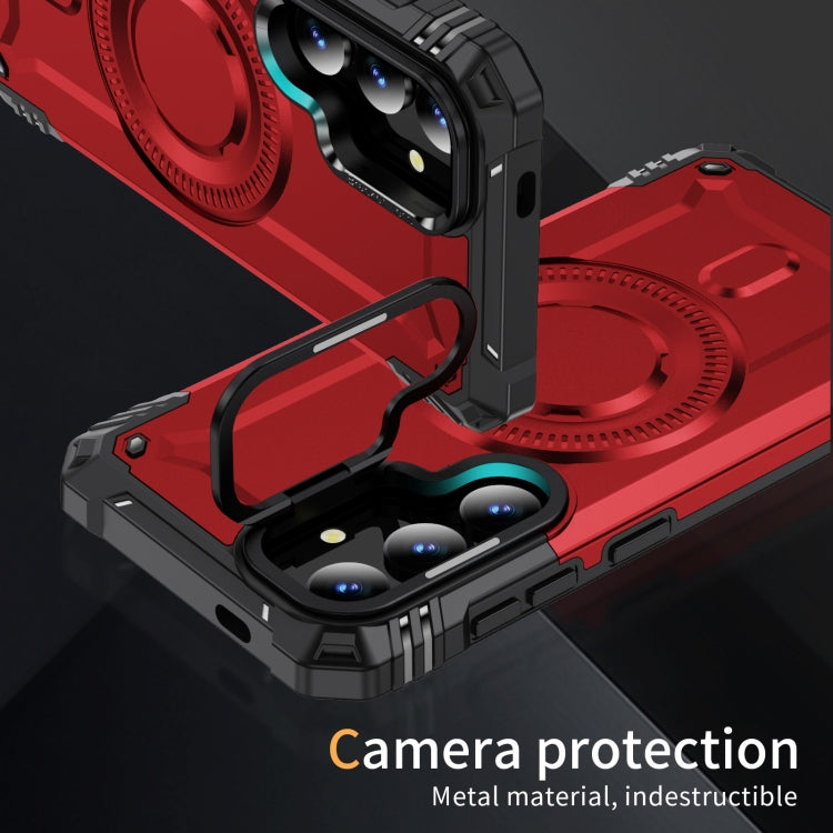 For Samsung Galaxy S24+ 5G Lens Holder MagSafe Phone Case