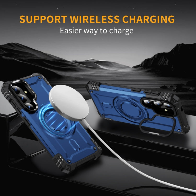 For Samsung Galaxy S24+ 5G Lens Holder MagSafe Phone Case