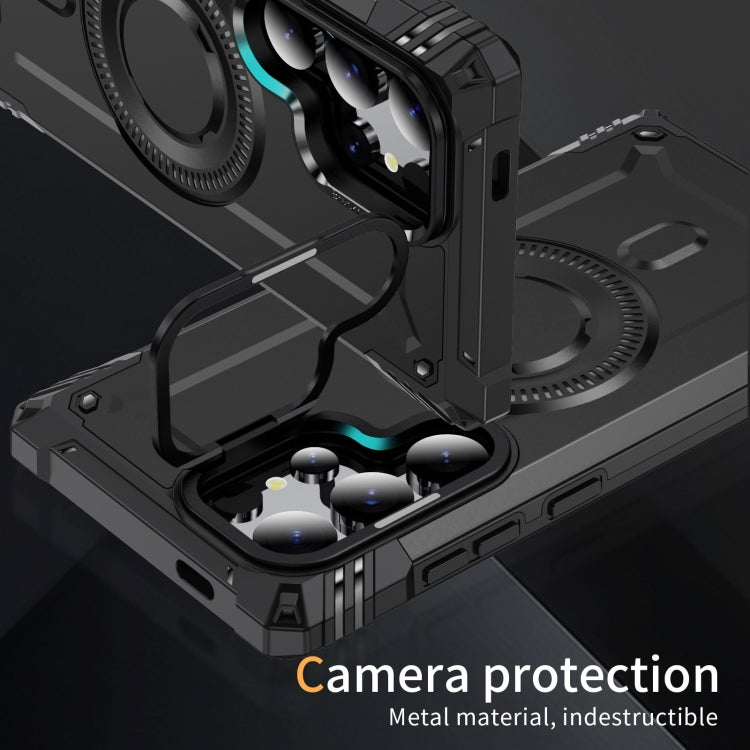 For Samsung Galaxy S24 Ultra 5G Lens Holder MagSafe Phone Case