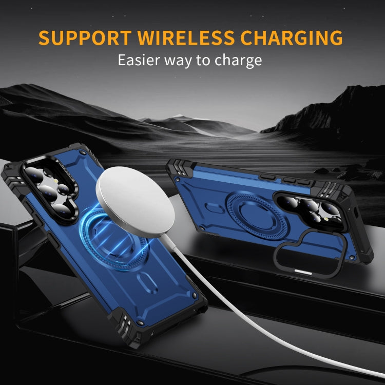 For Samsung Galaxy S24 Ultra 5G Lens Holder MagSafe Phone Case