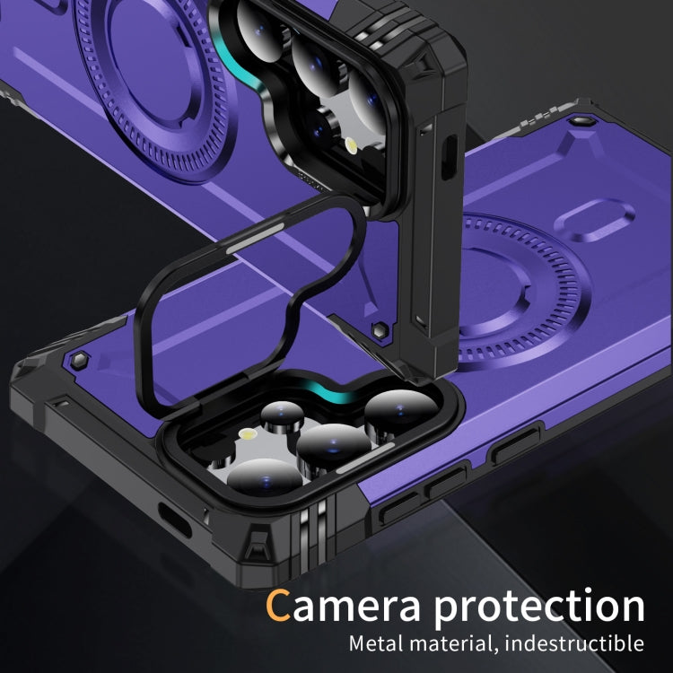 For Samsung Galaxy S24 Ultra 5G Lens Holder MagSafe Phone Case