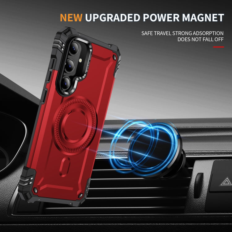 For Samsung Galaxy S24 FE 5G Lens Holder MagSafe Phone Case