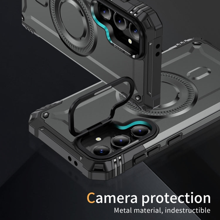 For Samsung Galaxy S24 FE 5G Lens Holder MagSafe Phone Case