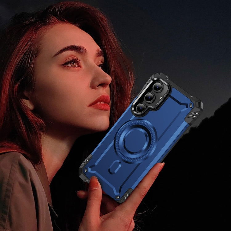 For Samsung Galaxy S24 FE 5G Lens Holder MagSafe Phone Case