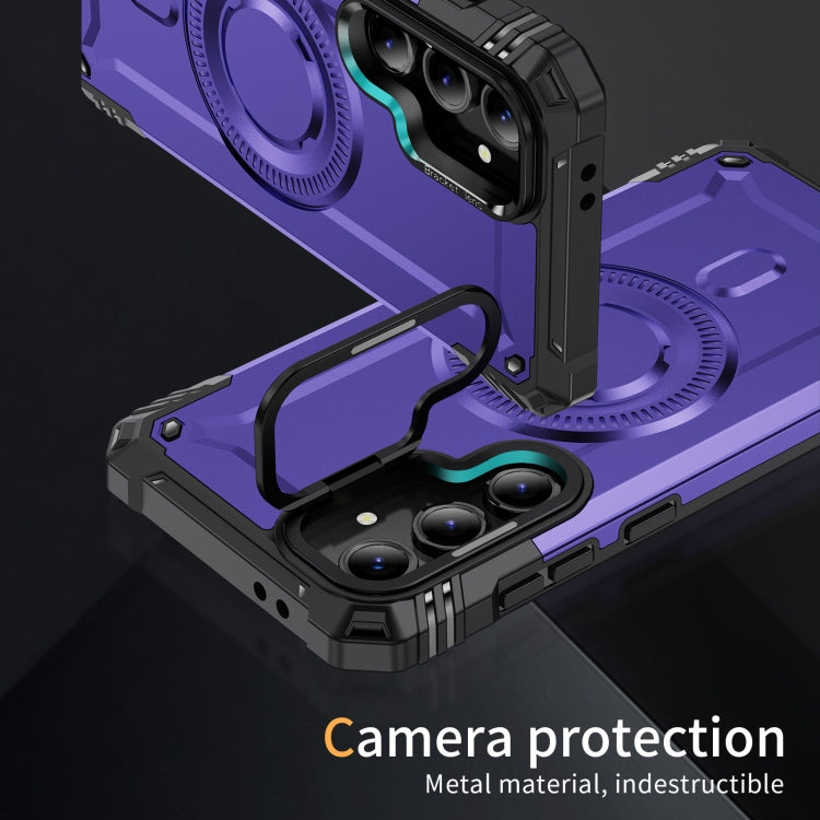 For Samsung Galaxy S24 FE 5G Lens Holder MagSafe Phone Case