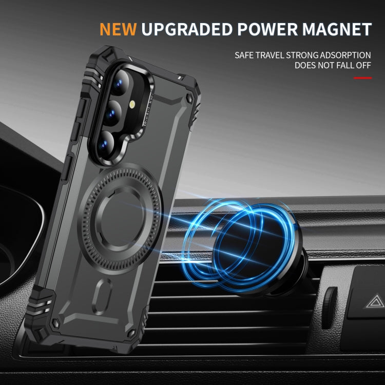 For Samsung Galaxy S25 5G Lens Holder MagSafe Phone Case