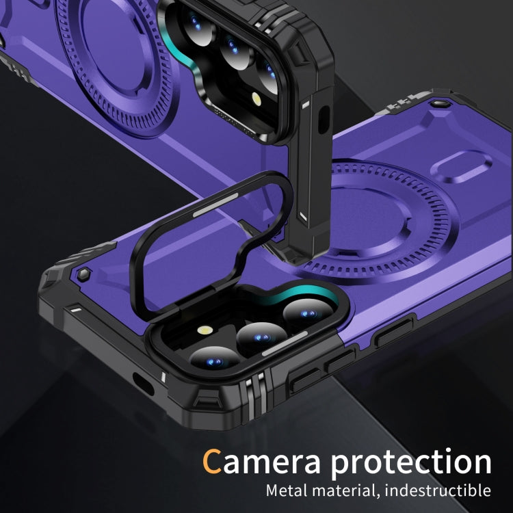 For Samsung Galaxy S25 5G Lens Holder MagSafe Phone Case